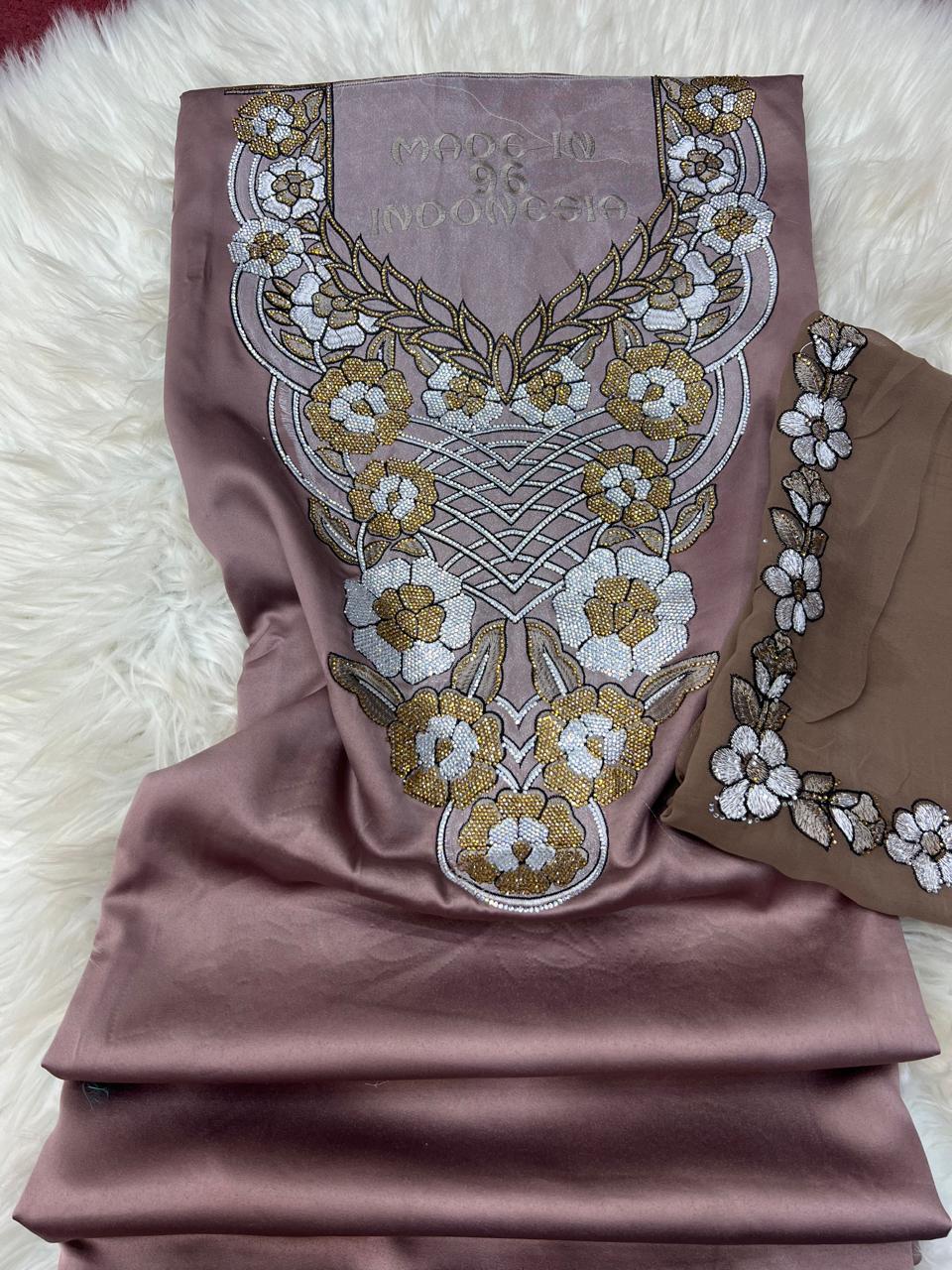 مخور حرير سادة متروس